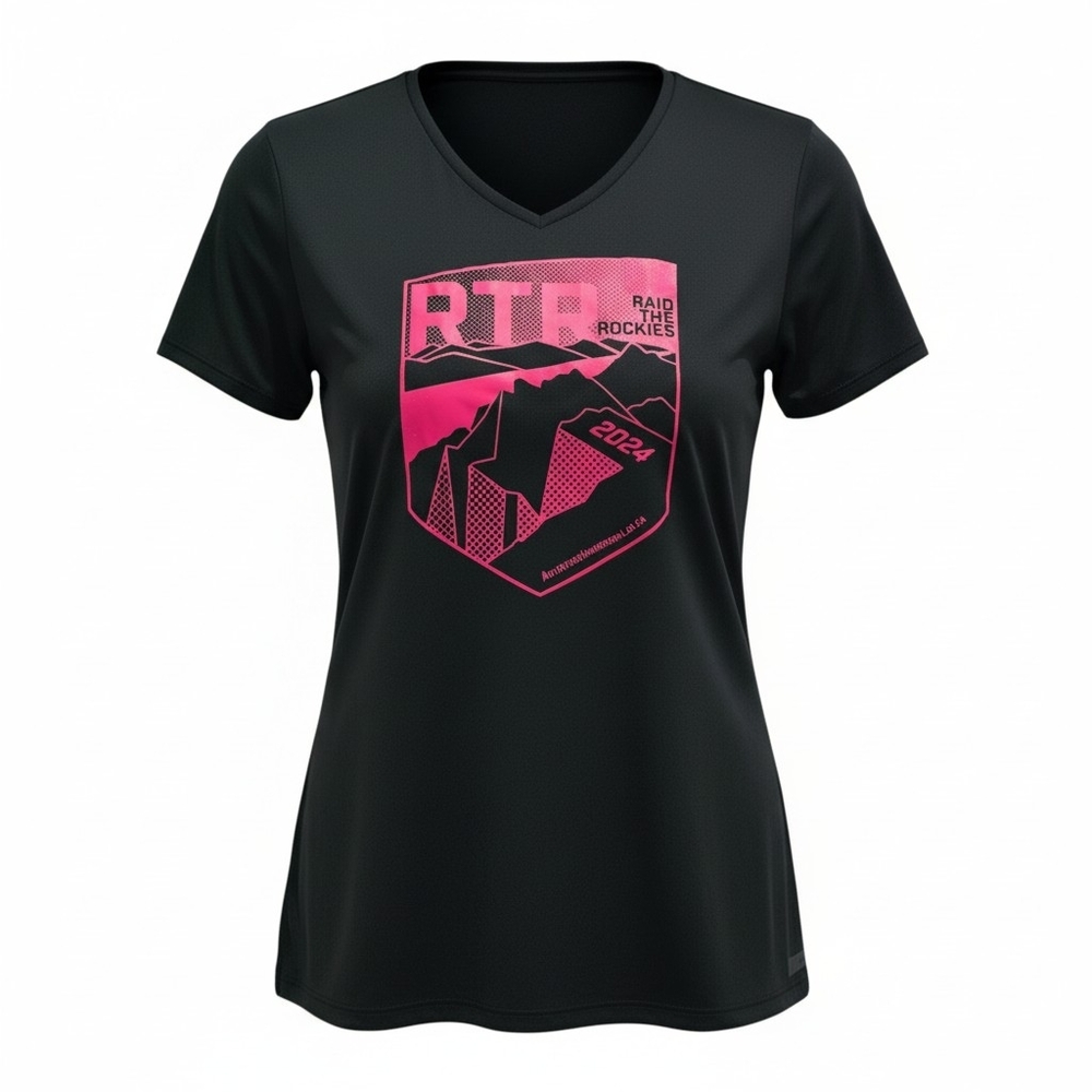 NEW • DECATHLON • Raid The Rockies 2024 Performance Cycling Tee Size M Women